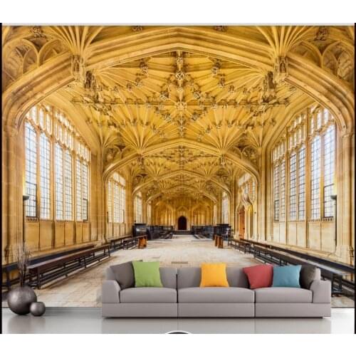 Custom mural 3d photo wallpaper Modern ornate palace castle architecture home decor living room wallpaper for wall 3 d
