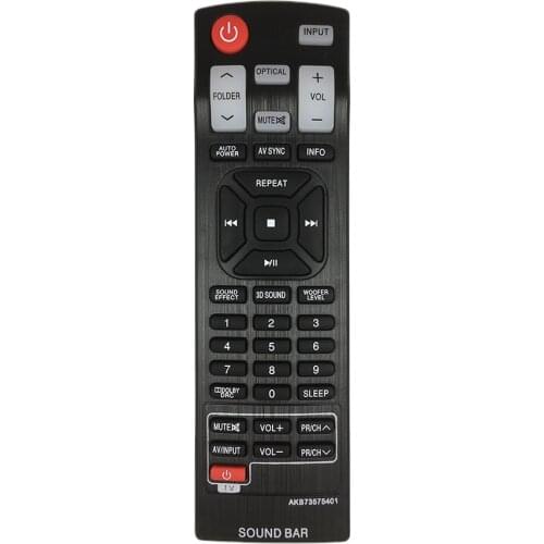 New Replacement Remote Control For LG Nb5540A Nb5541 Nb2430A Nb4540 Sound Bar