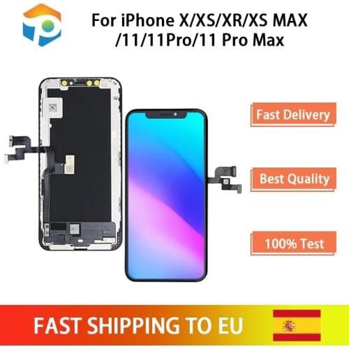 Grade AAA Pantalla LCD For IPhone X XS MAX XR 11 PRO MAX Display Touch Screen Digitizer Assembly For iPhone X Pantalla OLED