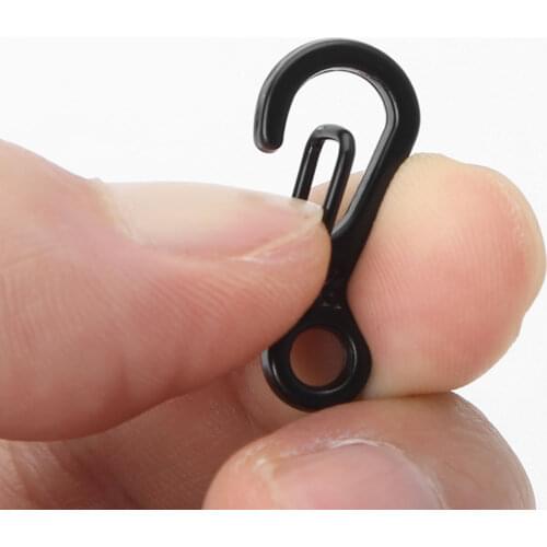 10 Mini Spring Hooks Durable SF Metal Aluminum Carabiner Clips DIY Keychain Key Ring Snap Buckles Craft Bag Paracord Snap Clasps