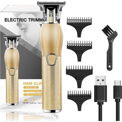 2021 USB T9 Hair Clipper Professional Electric hair trimmer Barber Shaver Trimmer Beard 0mm Men Hair Cutting Machine for men