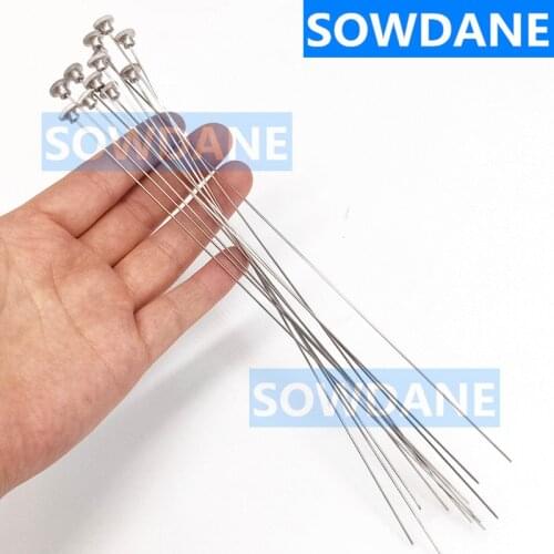 3 pieces Stainless Steel Dredging wire for Dental Aspirator Ferguson Frazier Suction Tube Dental High Suction Tube Lab Tool
