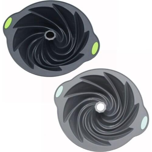 30 x 8.5cm Silicone Spiral Pattern Bunch Savarin Bread Cake Mold for Mousse Dessert Brownie Cake Decoration DIY Baking