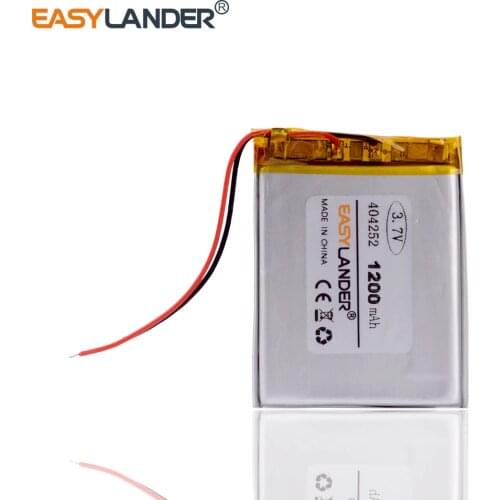 404252 3.7V 1200mAh Rechargeable li-Polymer Battery For Kobo Touch E-book MP3 MP4 Lampe speaker toys Mobile power bank 404050