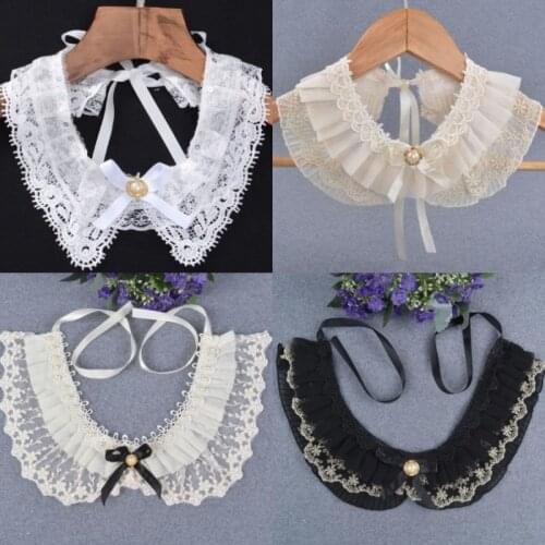 Lace collar accessories DIY clothing accessories wild decorative fake chiffon collar lace female decorative collar placket
