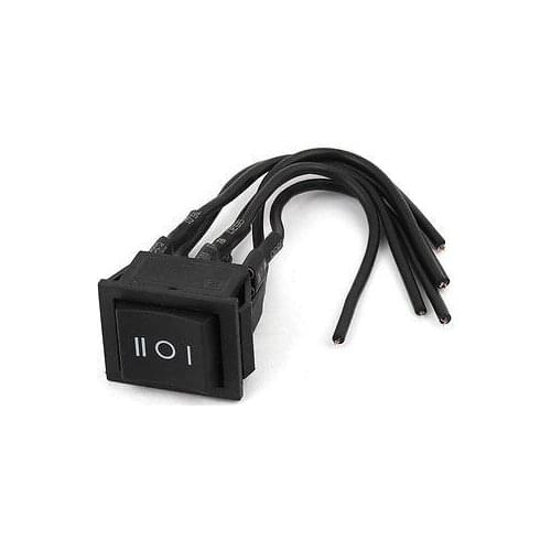 Free shipping!Free shipping !Panel Mounted DPDT Latching Rocker Switch 16A AC250V 20A 125V