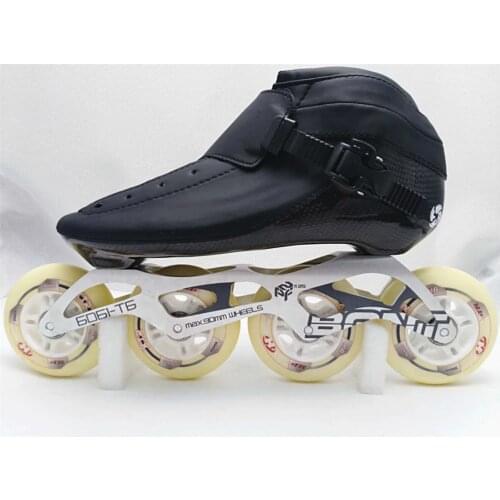 BONT New Inline 2PT Inline skate boot carbon skate package speed skate