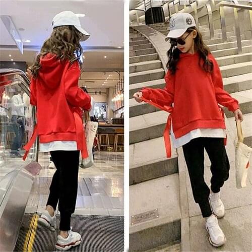 Kids Sports Suit for Girls casual Tracksuit 6 8 10 12 13Years Long Sleeve Girl Sweatsuit Autumn Winter Teen Clothing Set