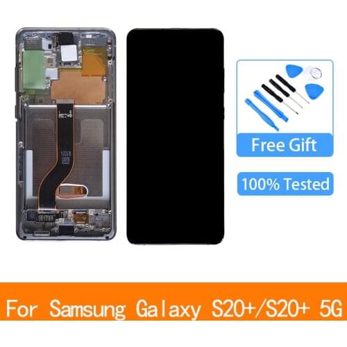 For Samsung Galaxy S20 Plus 5G Pantalla Touch Screen Digitizer Assembly Screen Replacement For S20+ G985