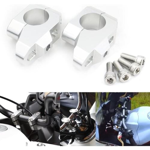 For Triumph Speed Triple 1050i R/RS Street Triple 675/R R/RS 28mm 1 1/8" Handlebar Riser Back Moved Up Mount Riser Fat Bar Riser