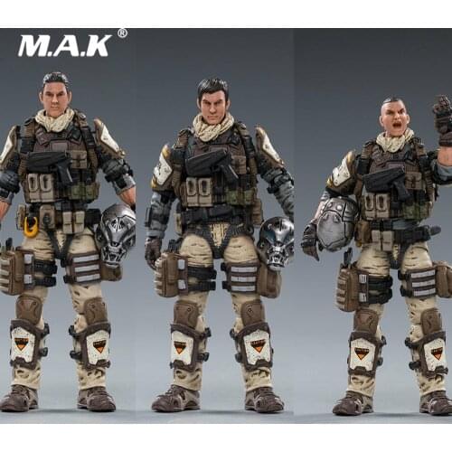 JOYTOY 82011071 Mini Soldier 1/18 Scale Desert Skull Field Squad Soldier Action Figures Model Toys for Fans Collection Gifts