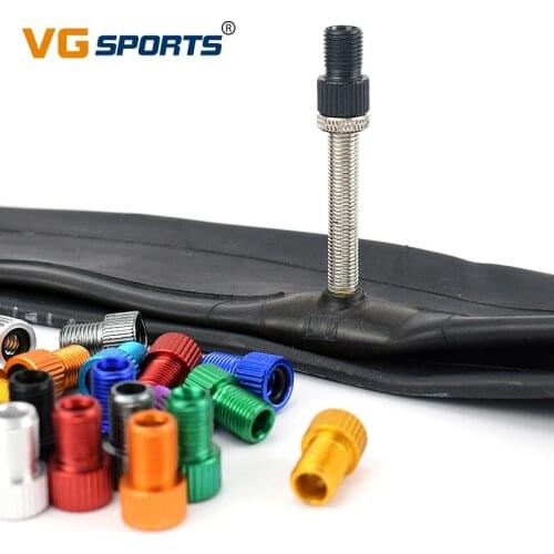 2pc 4pc 8pc Presta To Shrader Valve Adapter Road Bike Bicycle Tire Valve Adapters Tube Tool Converters Cycling Pump Accessories