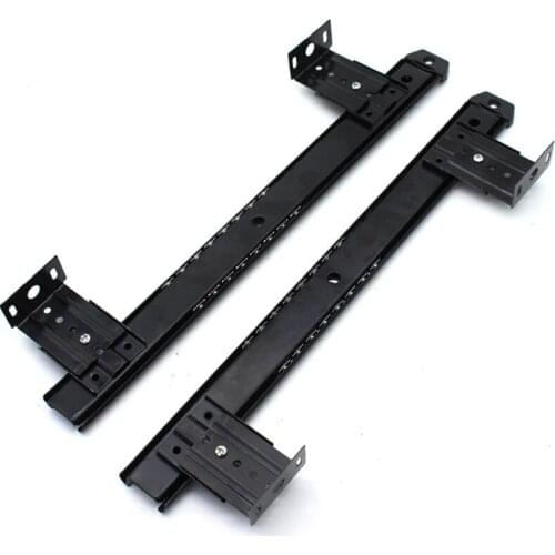 Computer desk drawer orbit keyboard bracket slide rail hoisting crane rail bracket 2 guide rail