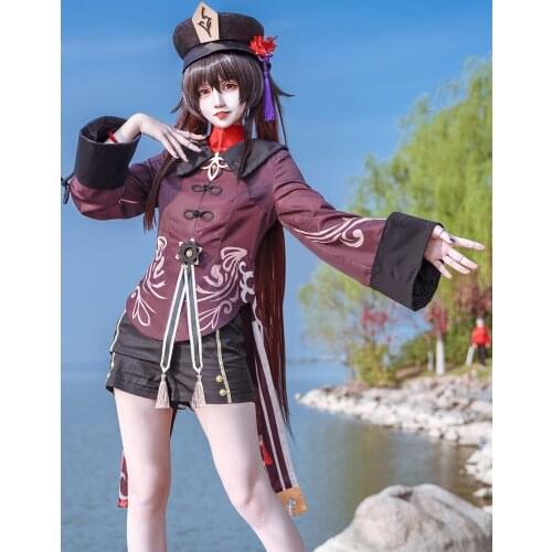 Genshin HuTao Cosplay Costume Game Genshin Impact Sexy Women Anime Dress Carnival Halloween Uniforms