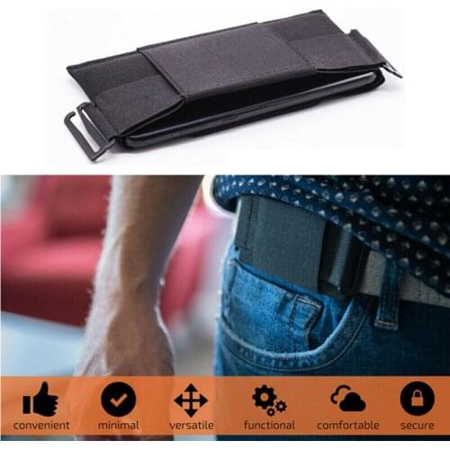 Minimalist Invisible Wallet Fashion Cool Mini Bag Key Card Phone Practical New Outdoor Ultra Thin Bag Waist Bag
