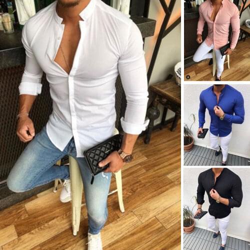 Plus Size Shirts Cotton Linen Men Shirt Long Sleeve Summer Style Hawaiian Shirts Sexy Slim Fit Men Clothes New Arrival 5 Colors