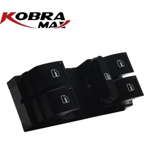 KobraMax Door Electric Power Master Window Switch For Volkswagen Golf 5 Golf 6 MK5 Tiguan Touran Passat B6 B7 1K4959857B