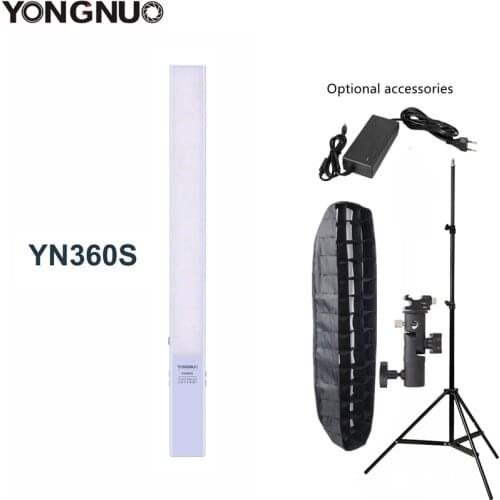 YONGNUO Updated YN360S Ultra-thin Handheld Ice Stick LED Video Light 3200k to 5500k Phone App Control LED Fill Lighting Stick