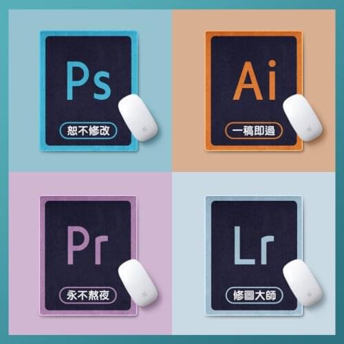 Seam thickened round rubber advertising small cute mouse pad Personalized art INS style Advanced picture quality