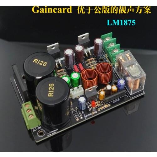 CG version LM1875 Lower distortion and more resistant to hearing version Power amplifier board kit