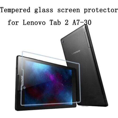 Tempered Glass Screen Protector Film for Lenovo Tab2 Tab 2 A7-30 A7-30F A7-30LC A7-30DC A7-30TC 7" Tablet