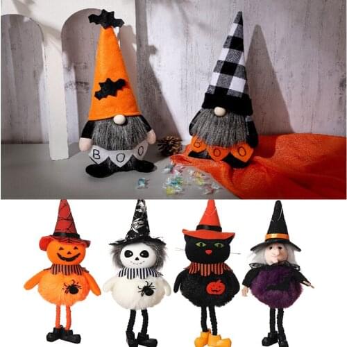 2021 Halloween Rudolph Faceless Doll Gnomes Scary Dwarf Doll Home Party Decorations Halloween Gifts Table Decorations Gifts