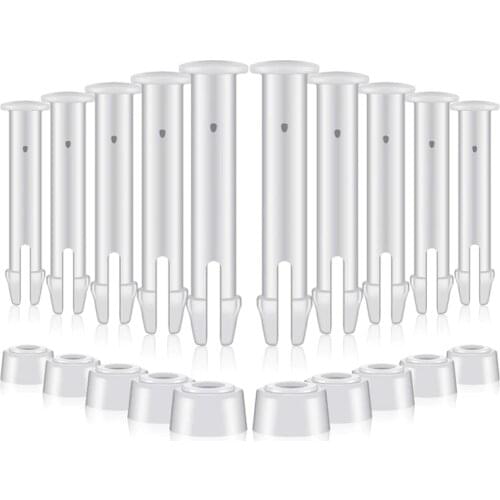 30Pcs Plastic Pool Joint Pins Replacement Pool Joint Pins Rubber Pool Seals for Intex 13-24 Ft Metal Frame 2.36 Inch