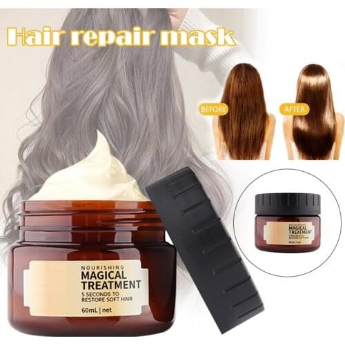 60ml Hair Repair Mask for Damaged Hair Care Hair Filling Mask Keratin Cream Salon Essential Oil SK88