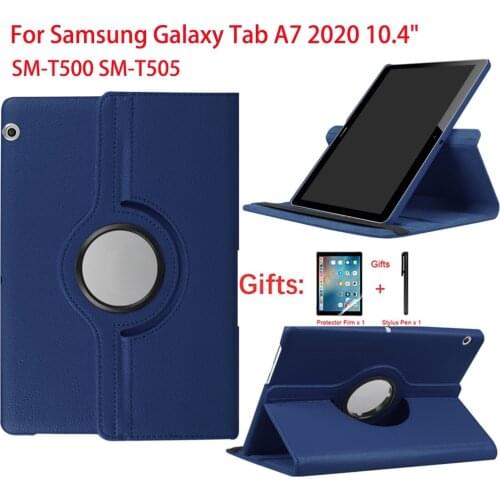 360 Degree Rotating Case For Samsung Galaxy Tab A7 2020 10.4" SM-T500 Protective Cover For Galaxy Tab A7 SM-T500 Tablet Shell