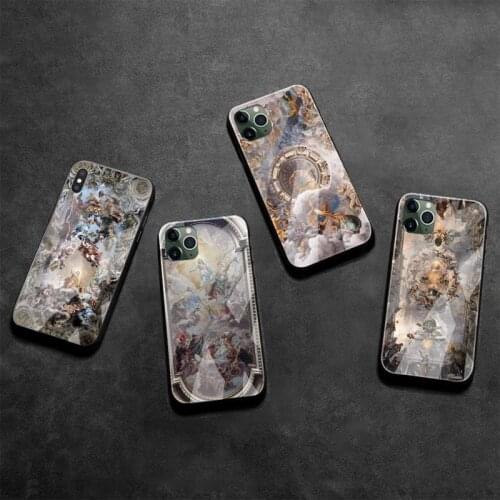 Renaissance Art Aesthetics Phone Case Tempered Glass For iPhone 12 Pro Max Mini 11 Pro XR XS MAX 8 X 7 6S 6 Plus SE 2020 cover
