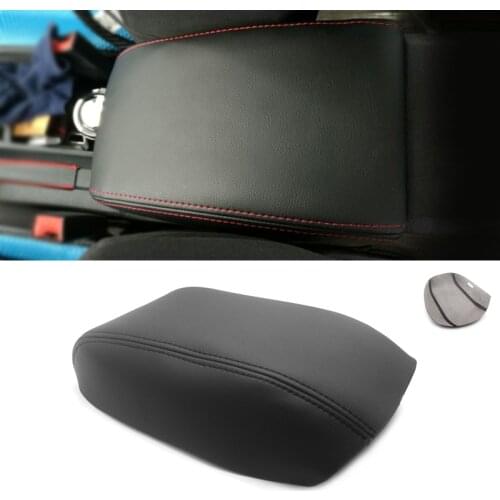 For VW Golf 6 MK6 2010 2011 2012 2013 Microfiber Leather Car Styling Center Armrest Console Lid Box Replacement Cover Trim