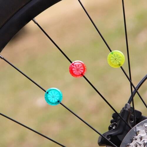 Bicycle Light Colorful Mini Led Bike Light Safety Night Cycling Tire Lamp for Mountain Bike Highway Bike Warning Light