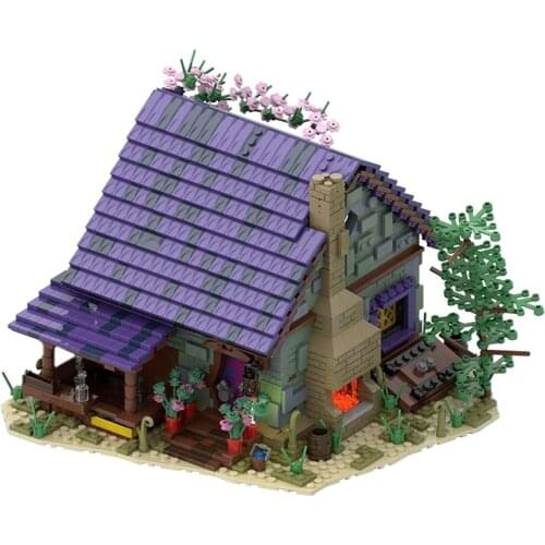 MOC villa Building Forest Summer House Blocks high-tech Model DIY Assembly Particle Bricks Toys Children GIFT