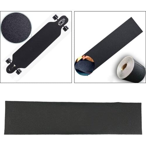 110x25cm Skateboard Grip Tape Sheets, Bubble Free Waterproof Scooter Grip Tape, Longboard Griptape Adhesive Sandpaper