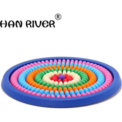 A foot massage legs on imitation of rain flower stones pain ultra hard large pebbles point massage foot massager