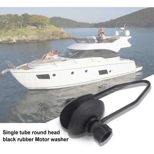 Motor Flusher Anti-corrosion Single Water Feed Round Muff Universal Ear Muff Outboard Engine Flusher for Boat