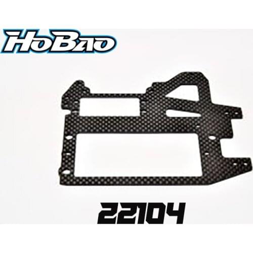 Original OFNA/HOBAO RACING 22104 GRAPHITE RADIO PLATE For 1/10 HYPER GPX4 PRO On Road