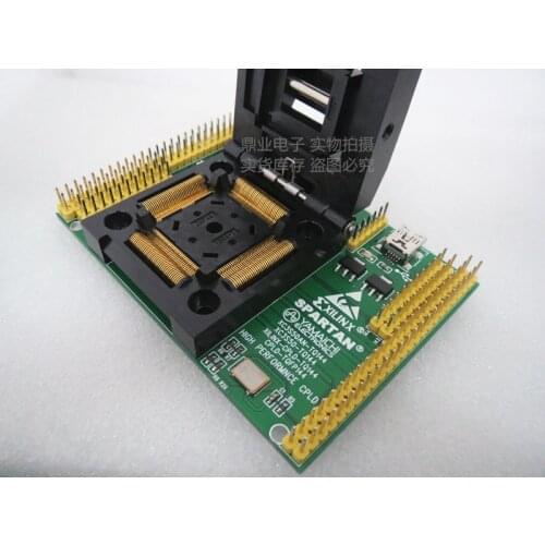 Clamshell 100%New&Original XC6SLX9-QFP144 IC Burning seat Adapter testing seat Test Socket test bench in stock free shipping