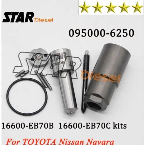 Injector Repair Kits SM295040-6280 SM295040-6300 With Nozzle DLLA152P947 Orifice Plate Valve 10 # For TOYOTA Nissan Pathfinder