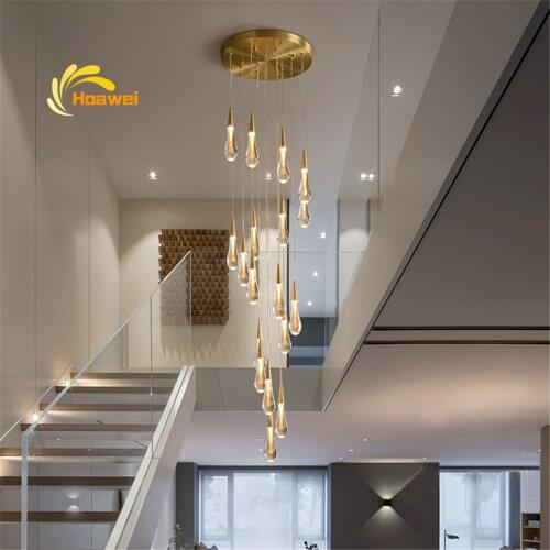 Modern Cyrstal Luxury Pendant Lights Gold Plating Kitchen Hotel Hall Nordic Home Living Room Hanging Lamp Bedroom Light Fixtures