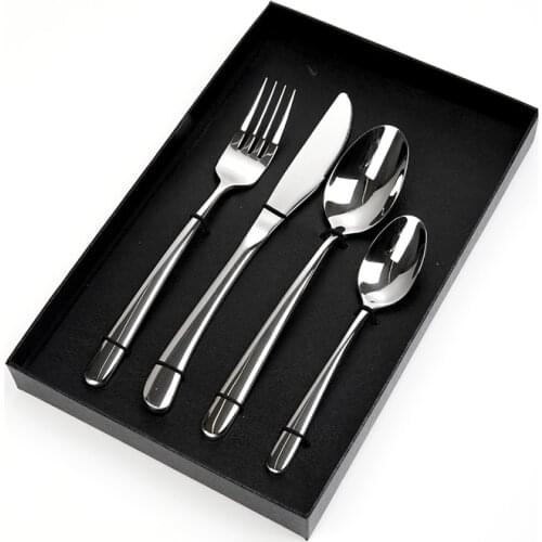 Tableware gift box thickened 304 steak knife and fork elegant series Western tableware set stainless steel tableware