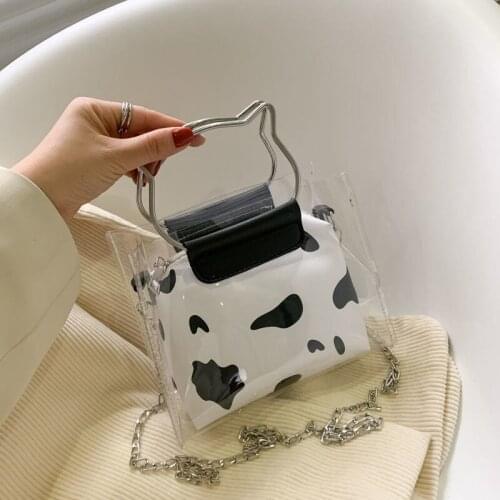 Crossbody Bags for Women Handbag Transparent Bags Shoulder Bag Chain PU Leather Messenger Bags Fashion Purse Designer Bag