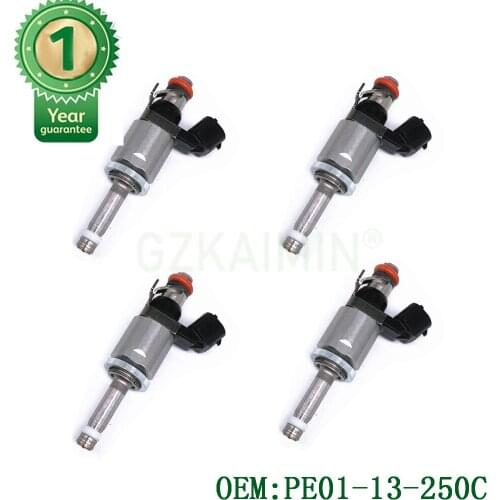 High Quality Fuel Injector Nozzle OEM PE01-13-250C PE01-13-250B For Mazda 3 CX-5 CX-3 MX-5 Miata 2.0L