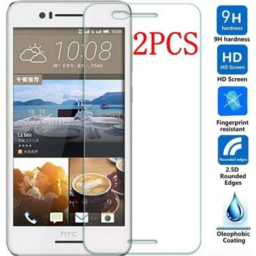 2PCS Tempered Glass For HTC Desire 728 Screen Protector protective film For Dual SIM 728W 728G D728 Glass