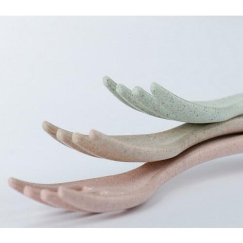 1Pc Kids Baby Spoon Fork Baby Safety FeedinFood Cutlery Set Temperature Baby Dishes Infant Flatware Spoon