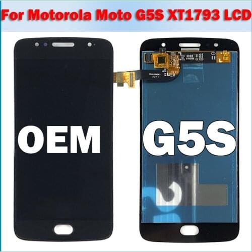 100% tested lcd For Motorola Moto G5S LCD XT1793 XT1794 XT1792 Touch Screen Digitizer Assemble For Moto G5S Display XT1792