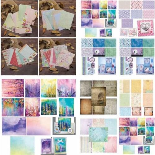 14PCS Christmas Craft Paper DIY Photo Album Background Scrapbooking Paper Card