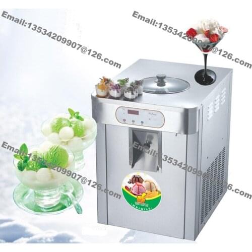 18L R404 Countertop Commercial Stainless Steel 110v 60Hz 220v 50Hz Electric Hard Ice Cream Machine Maker