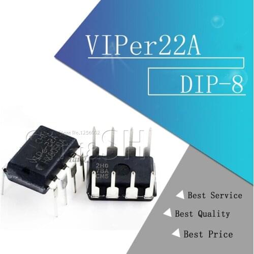 5PCS VIPer22A DIP8 VIPer22 DIP 22A DIP-8 new and original IC