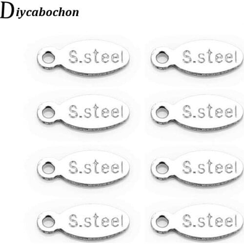 Stainless Steel Lettering Beads For Bracelets Fashion Personality Jewelry Accessories For Diy Making Findings